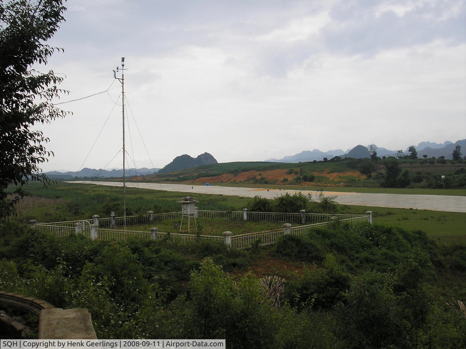 Na San Airport, Son La Viet Nam (SQH) - Runway, Na-san Airport near Son La , Vietnam 