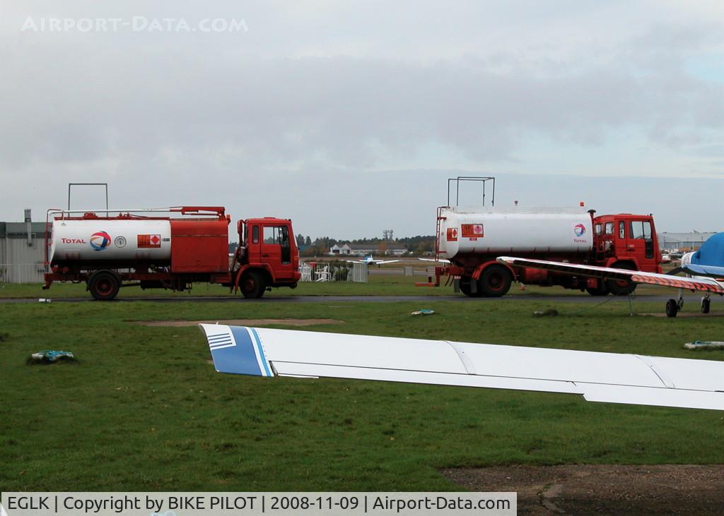 Blackbushe Airport, Camberley, England United Kingdom (EGLK) - FUEL TRUCKS