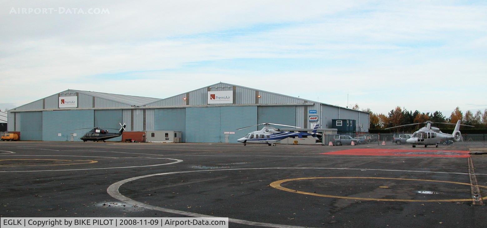 Blackbushe Airport, Camberley, England United Kingdom (EGLK) - PREMIAIR COMPOUND BLACKBUSHE NORTH SIDE
