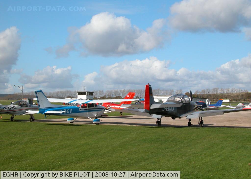 Goodwood Airfield Airport, Chichester, England United Kingdom (EGHR) - CONTROL TOWER LEFT OF CENTRE