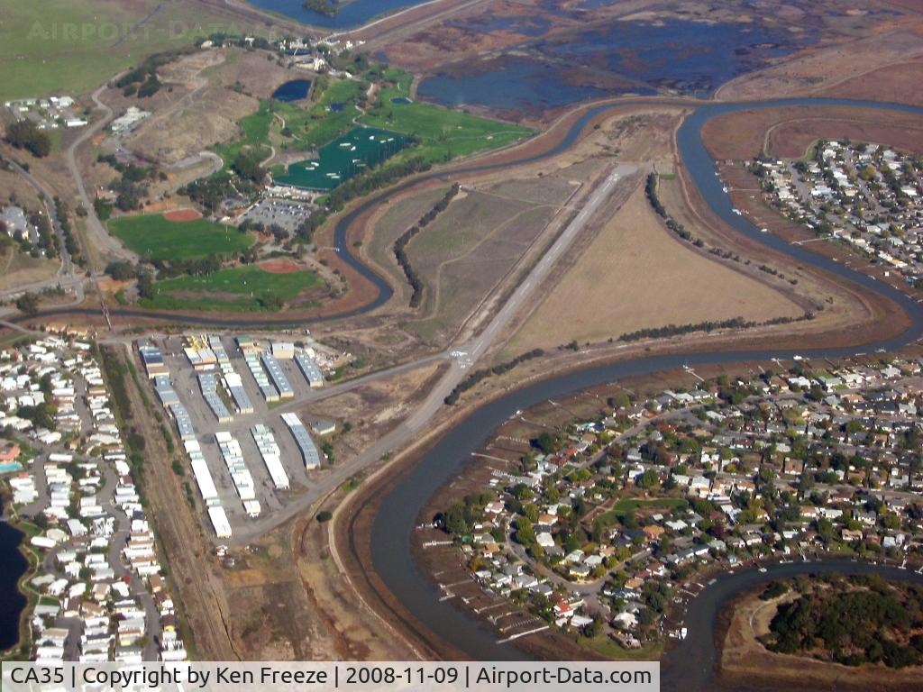 San Rafael Airport (CA35) - San Rafael Airport taken from the west