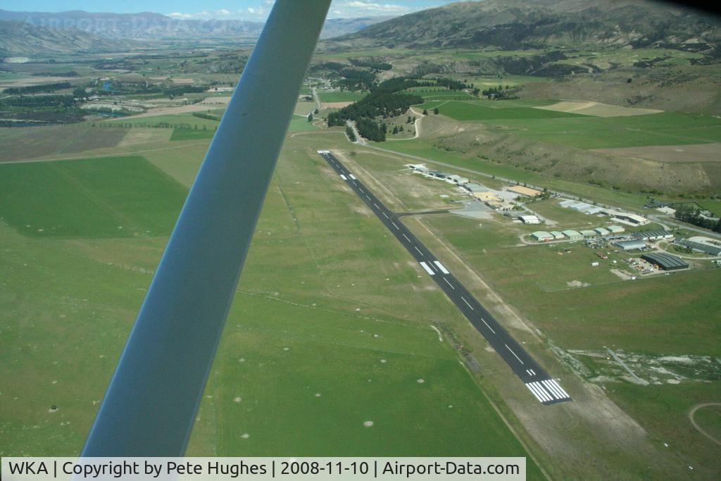 Wanaka Airport, Wanaka New Zealand (WKA) - Wanaka from Ce206 ZK-RLM returning from Milford Sound