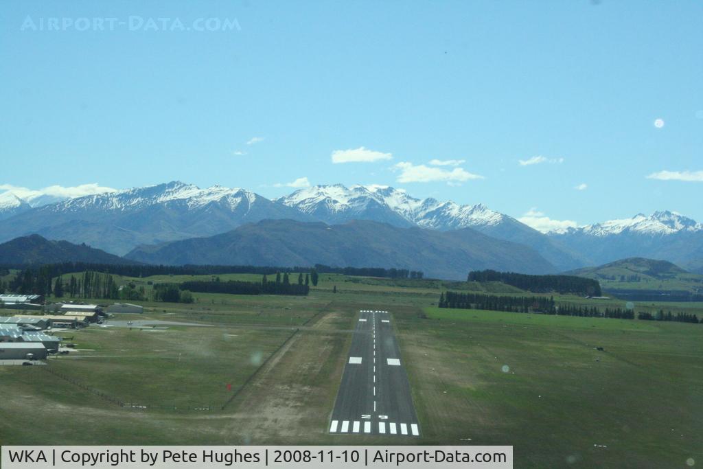 Wanaka Airport, Wanaka New Zealand (WKA) - Wanaka from Ce206 ZK-RLM returning from Milford Sound
