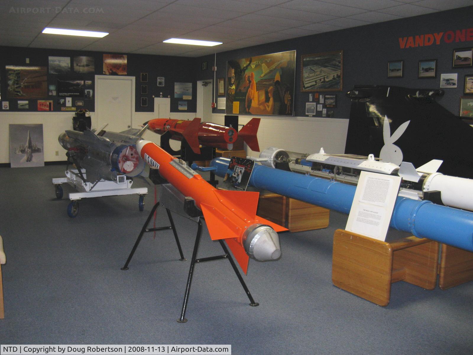 Point Mugu Nas (naval Base Ventura Co) Airport (NTD) - Command History Storage Facility, aka Point Mugu Missile Museum. Electronic Warfare wing pods
