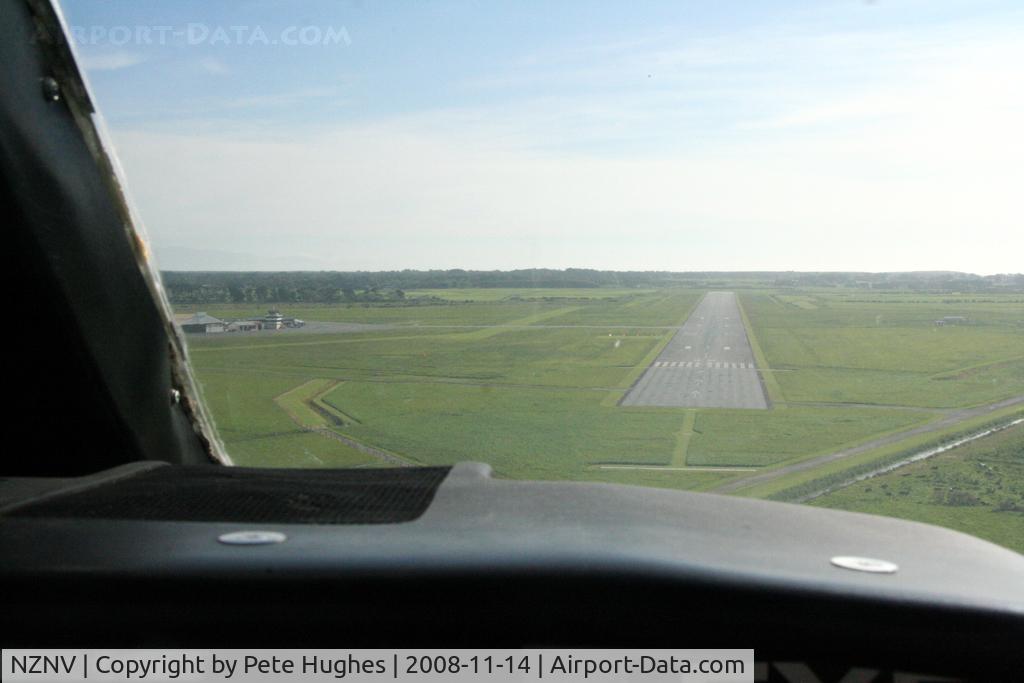 Invercargill Airport, Invercargill New Zealand (NZNV) - finals for 22 at Invercargill NZ from Islander ZK-FXE