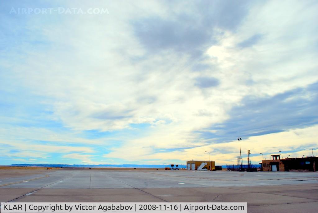 Laramie Regional Airport (LAR) - Laramie airport... Terminal building is to the right. Great lakes is the only one who flies here...