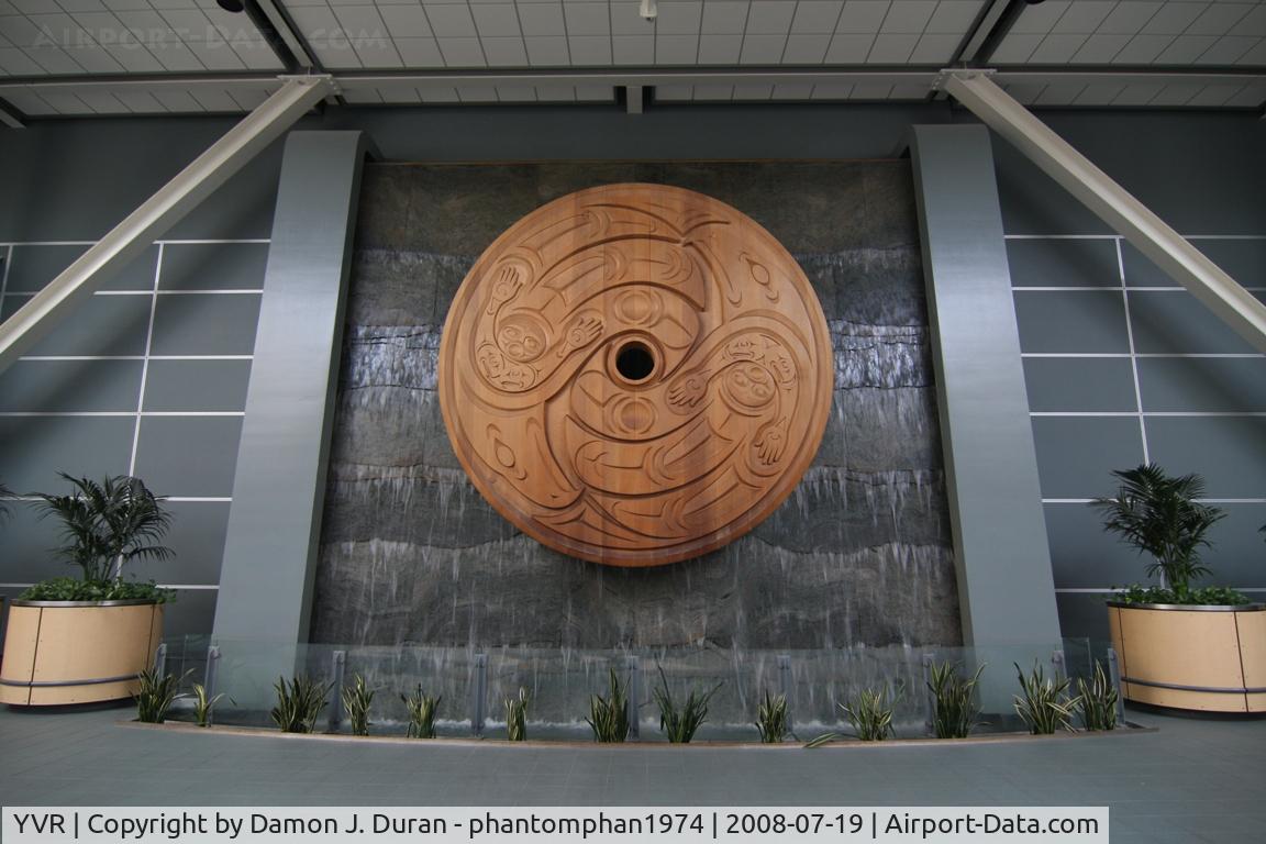 Vancouver International Airport, Vancouver, British Columbia Canada (YVR) - Arrival termial, native artwork
