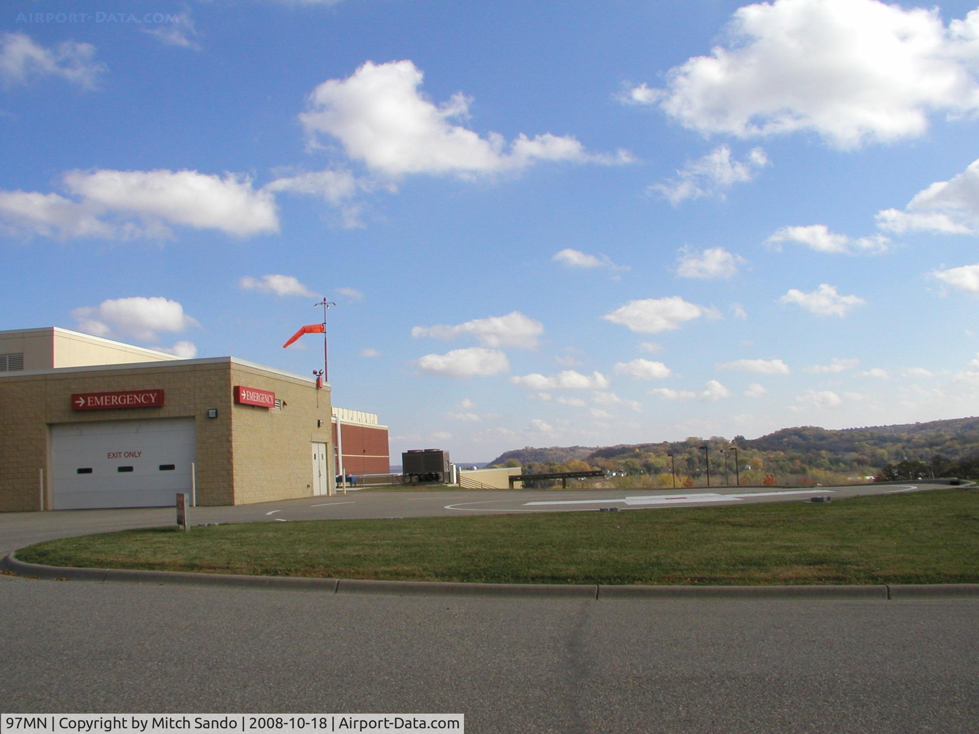 Fairview Red Wing Medical Center Heliport (97MN) - Fairview-Red Wing Medical Center in Red Wing, MN.