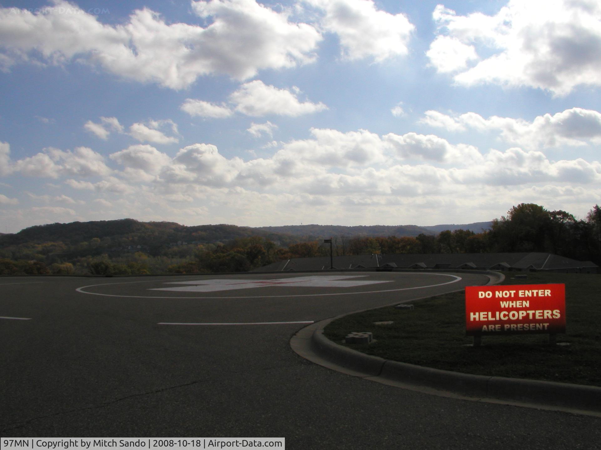 Fairview Red Wing Medical Center Heliport (97MN) - Fairview-Red Wing Medical Center in Red Wing, MN.