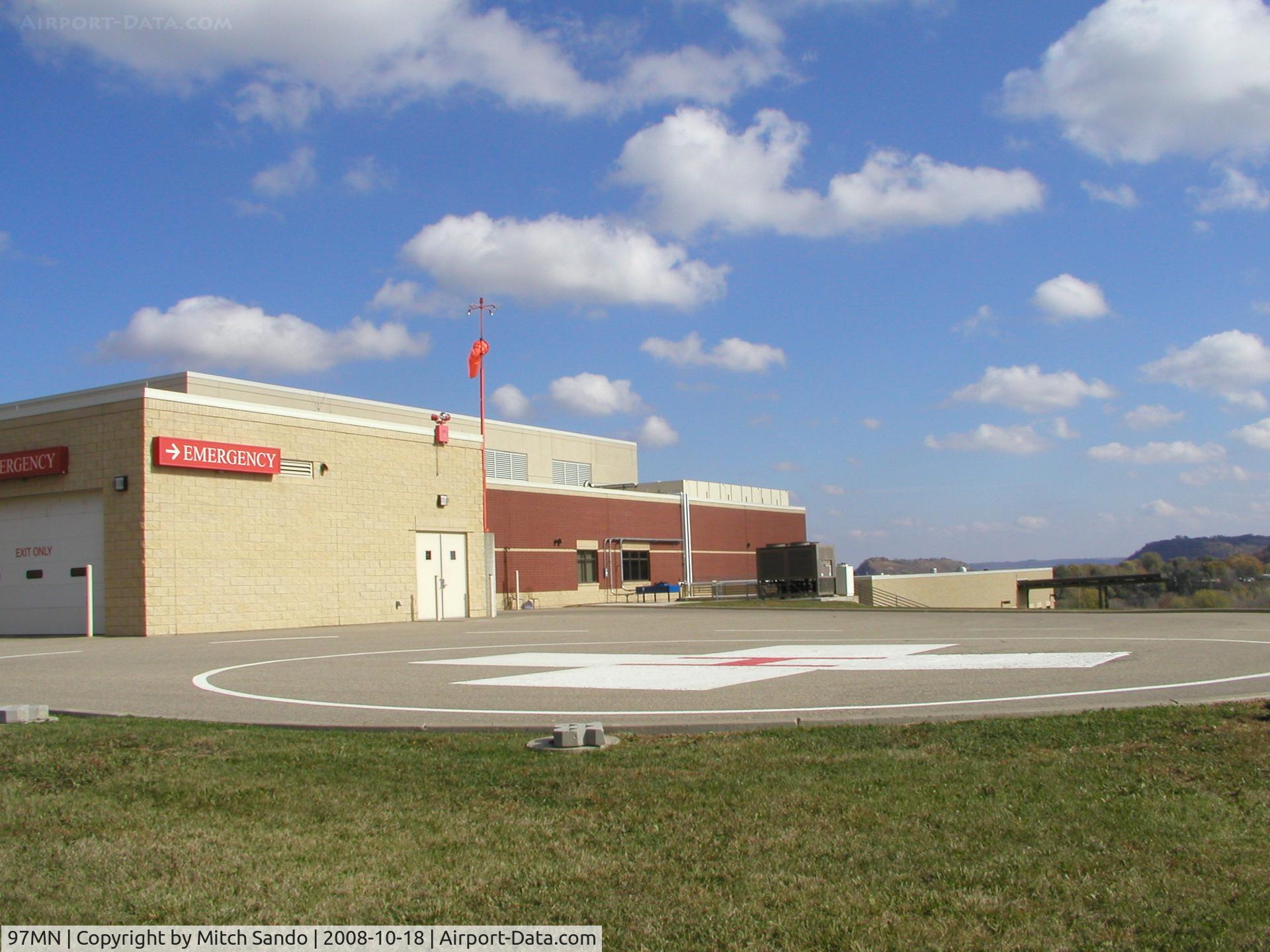 Fairview Red Wing Medical Center Heliport (97MN) - Fairview-Red Wing Medical Center in Red Wing, MN.