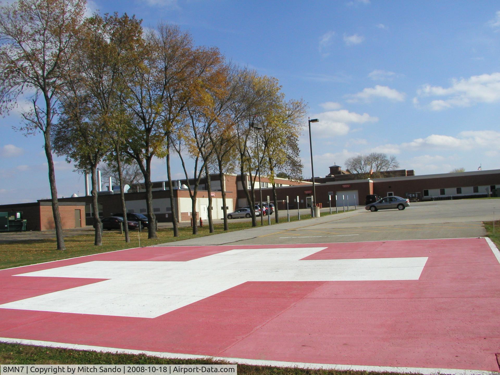 St Elizabeth Hospital Heliport (8MN7) - St. Elizabeth's Medical Center in Wabasha, MN.