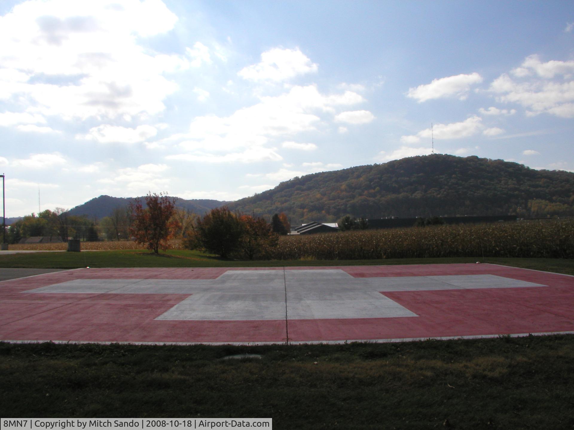 St Elizabeth Hospital Heliport (8MN7) - St. Elizabeth's Medical Center in Wabasha, MN.