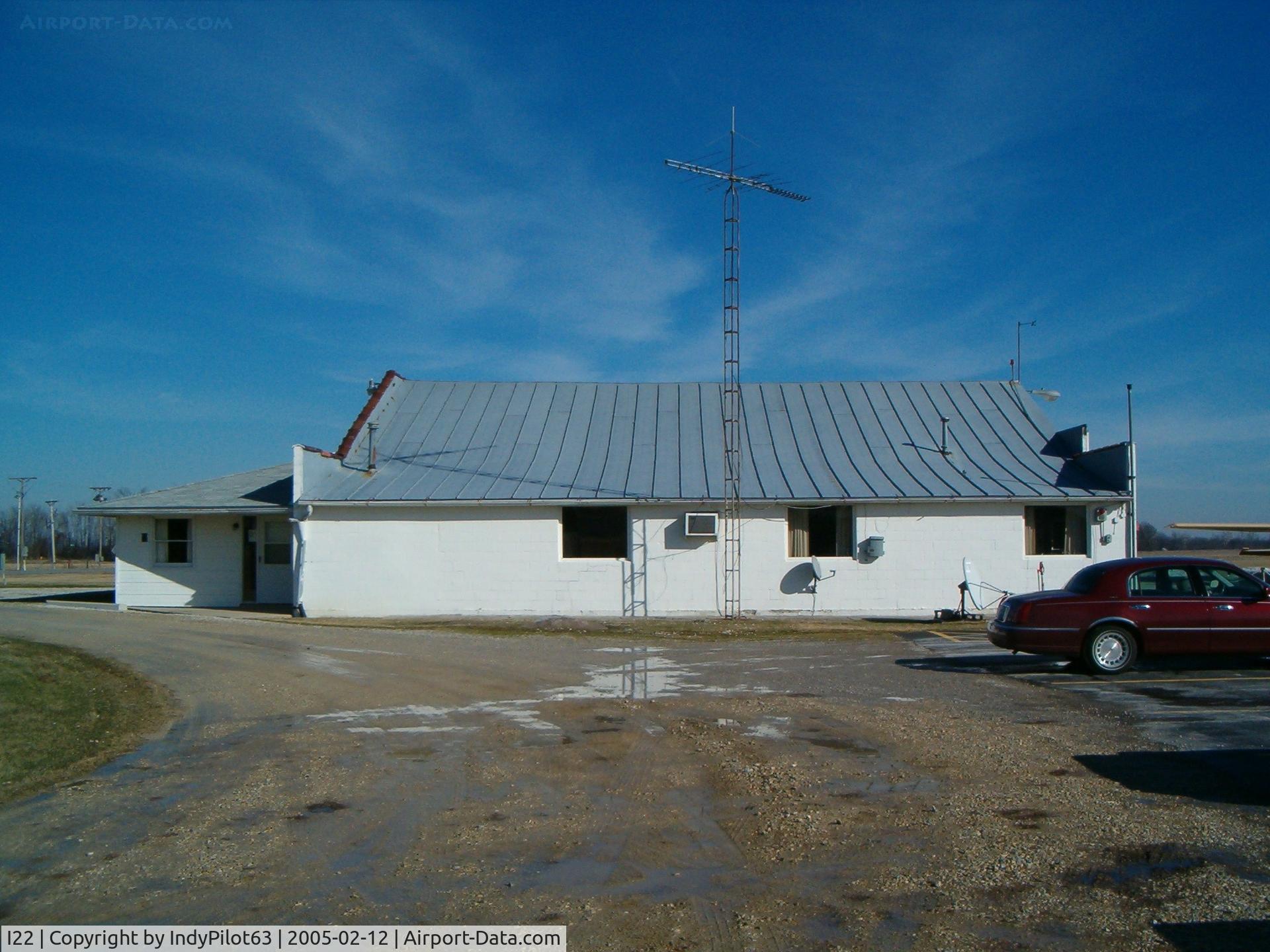 Randolph County Airport (I22) - FBO building
