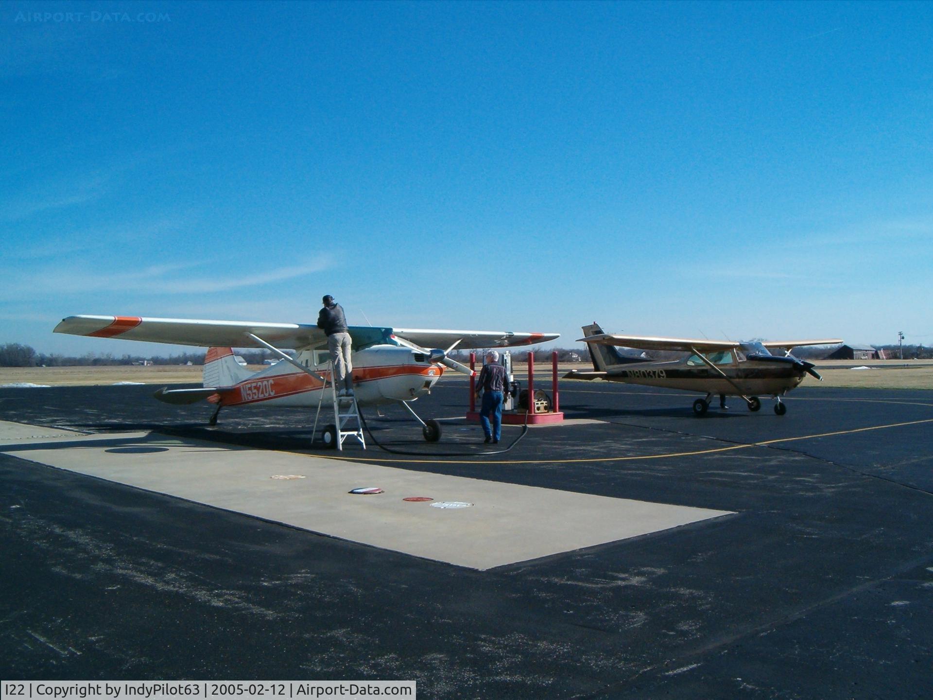 Randolph County Airport (I22) - ...aircraft came in, one after another to get fuel...