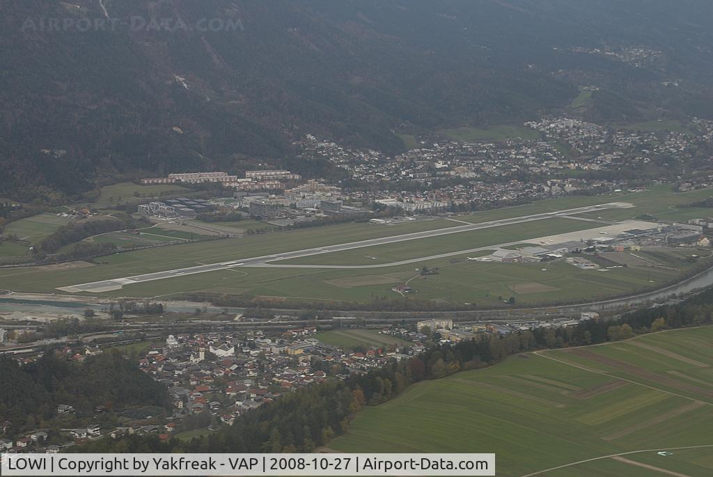 Innsbruck Airport, Innsbruck Austria (LOWI) - with DC6 G-APSA on the runway