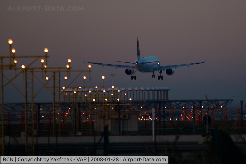 Barcelona International Airport, Barcelona Spain (BCN) - Early Morning approach