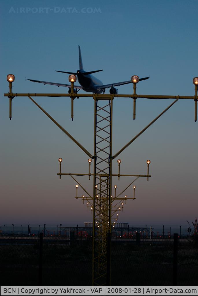 Barcelona International Airport, Barcelona Spain (BCN) - Early Morning approach