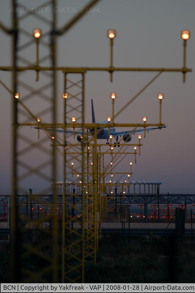 Barcelona International Airport, Barcelona Spain (BCN) - Early Morning approach