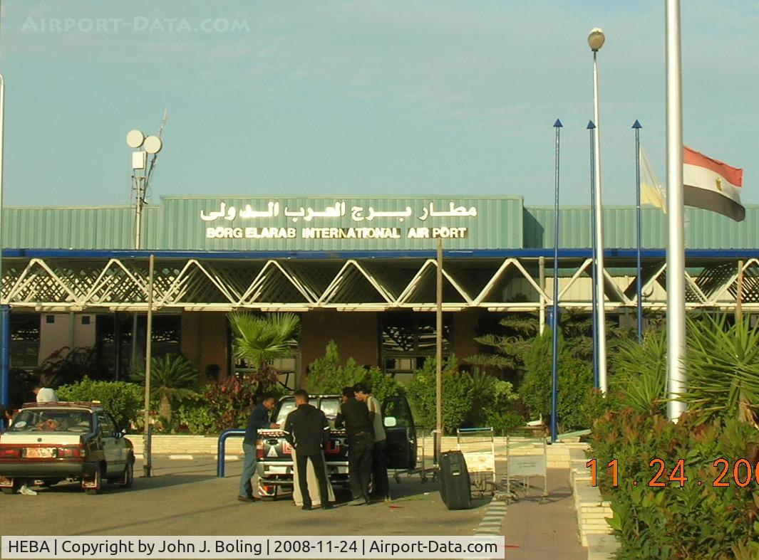 Borg El Arab Airport, Alexandria Egypt (HEBA) - Borg El Arab International Airport (HEBA/HBE) Terminal. Alexandria, Egypt