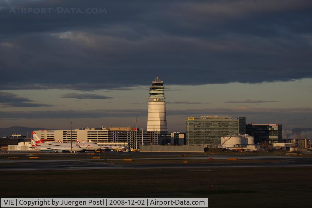 Vienna International Airport, Vienna Austria (VIE) - Vienna Airport Tower and overview