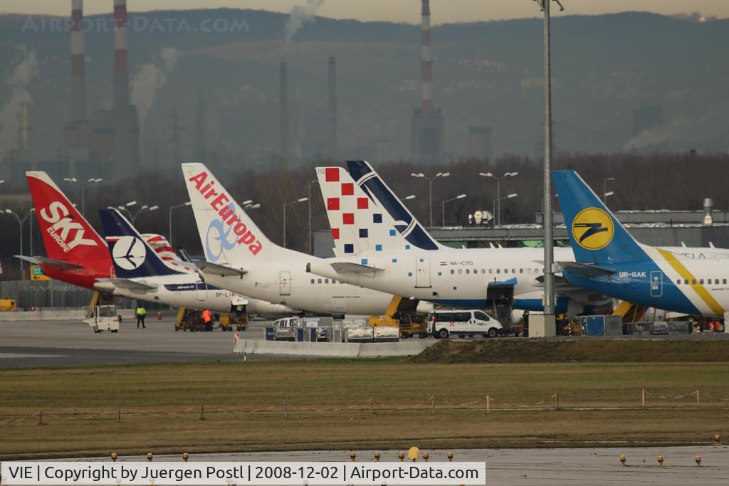 Vienna International Airport, Vienna Austria (VIE) - many different airlines