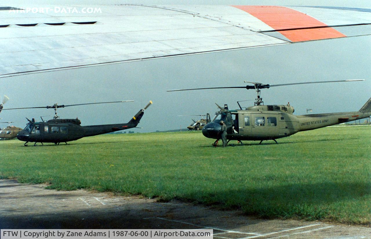 Fort Worth Meacham International Airport (FTW) - US Army helicopter flight landed at Meacham Field while we were waiting for weather to clear for a B-17 flight to Waco, TX