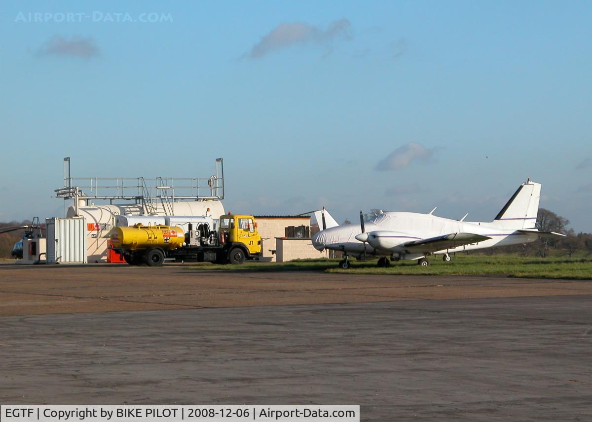 Fairoaks Airport, Chobham, England United Kingdom (EGTF) - MAIN FUEL TANK AND PUMPS