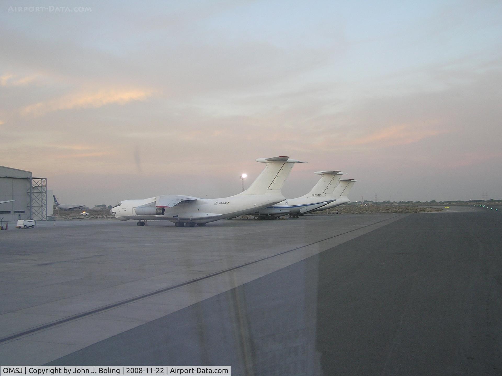 Sharjah International Airport, Sharjah United Arab Emirates (OMSJ) - Service ramp at Sharjah, UAE