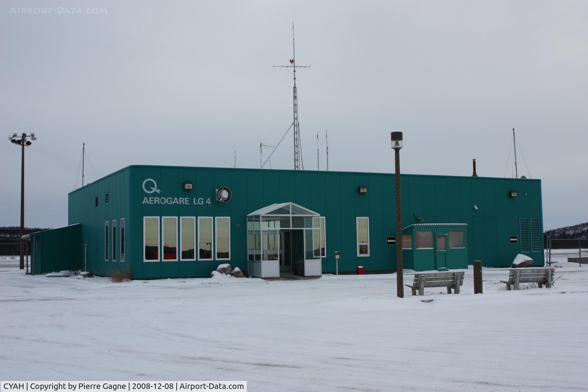 La Grande-4 Airport, La Grande-4 generating station, Quebec Canada (CYAH) - CYAH in winter