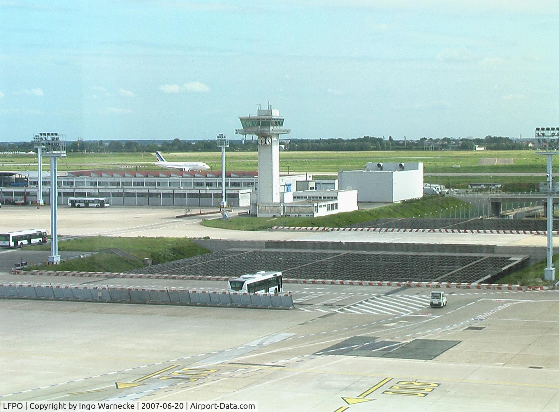 Paris Orly Airport, Orly (near Paris) France (LFPO) - Paris Orly - taxiways and small tower