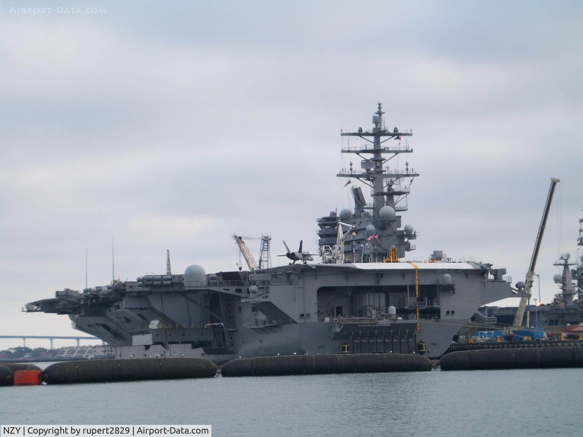 North Island Nas /halsey Field/ Airport (NZY) - Aboard USS Ronald Reagan docked in Sandiego