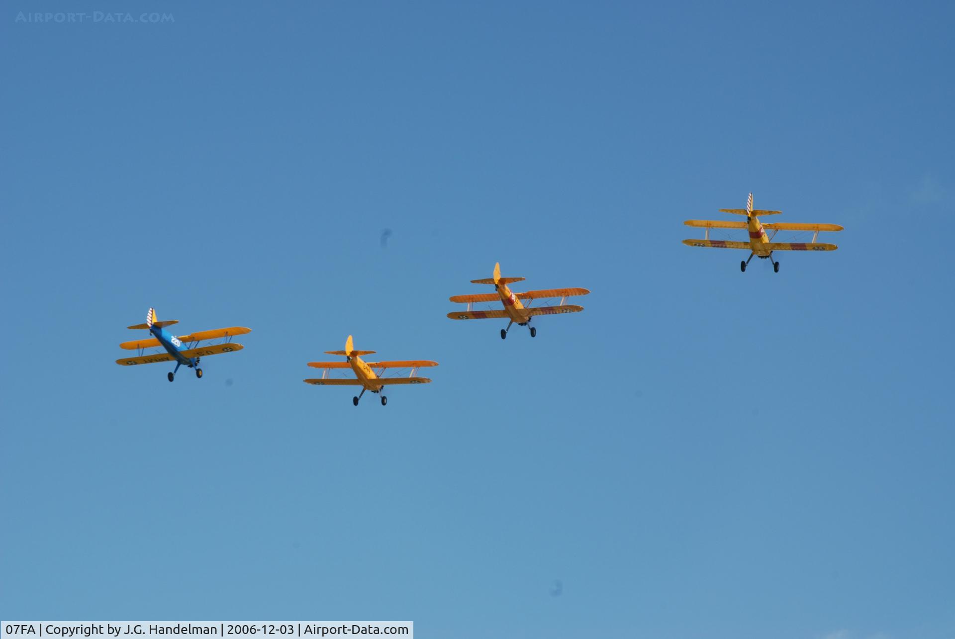 Ocean Reef Club Airport (07FA) - Kaydets over Ocean Reef