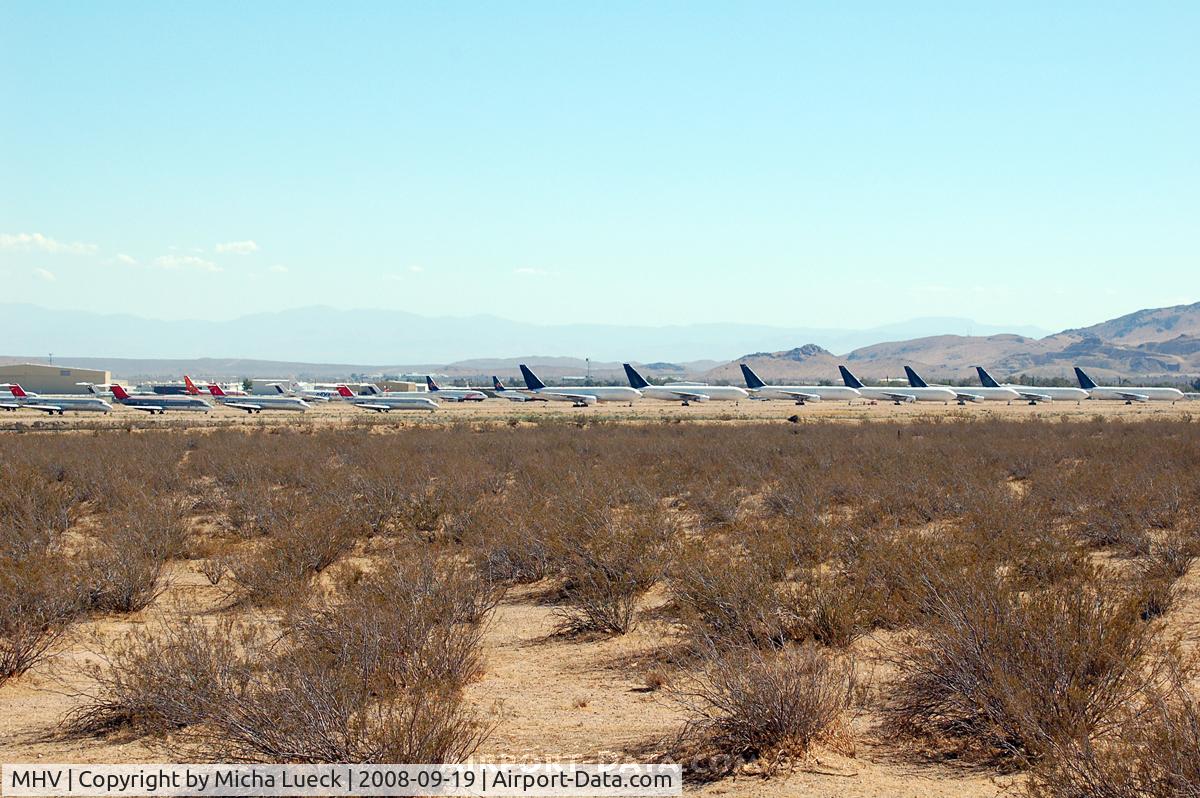 Mojave Airport (MHV) - Mojave desert storage/scrap yard