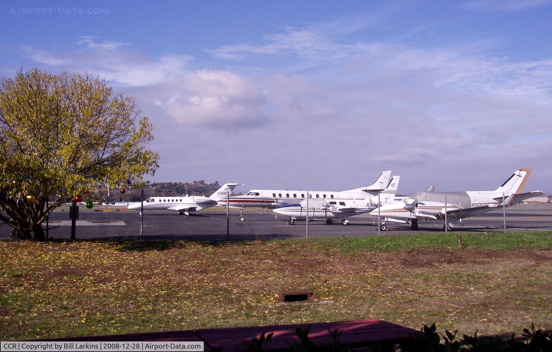 Buchanan Field Airport (CCR) - Viewlooking West from East side of field.