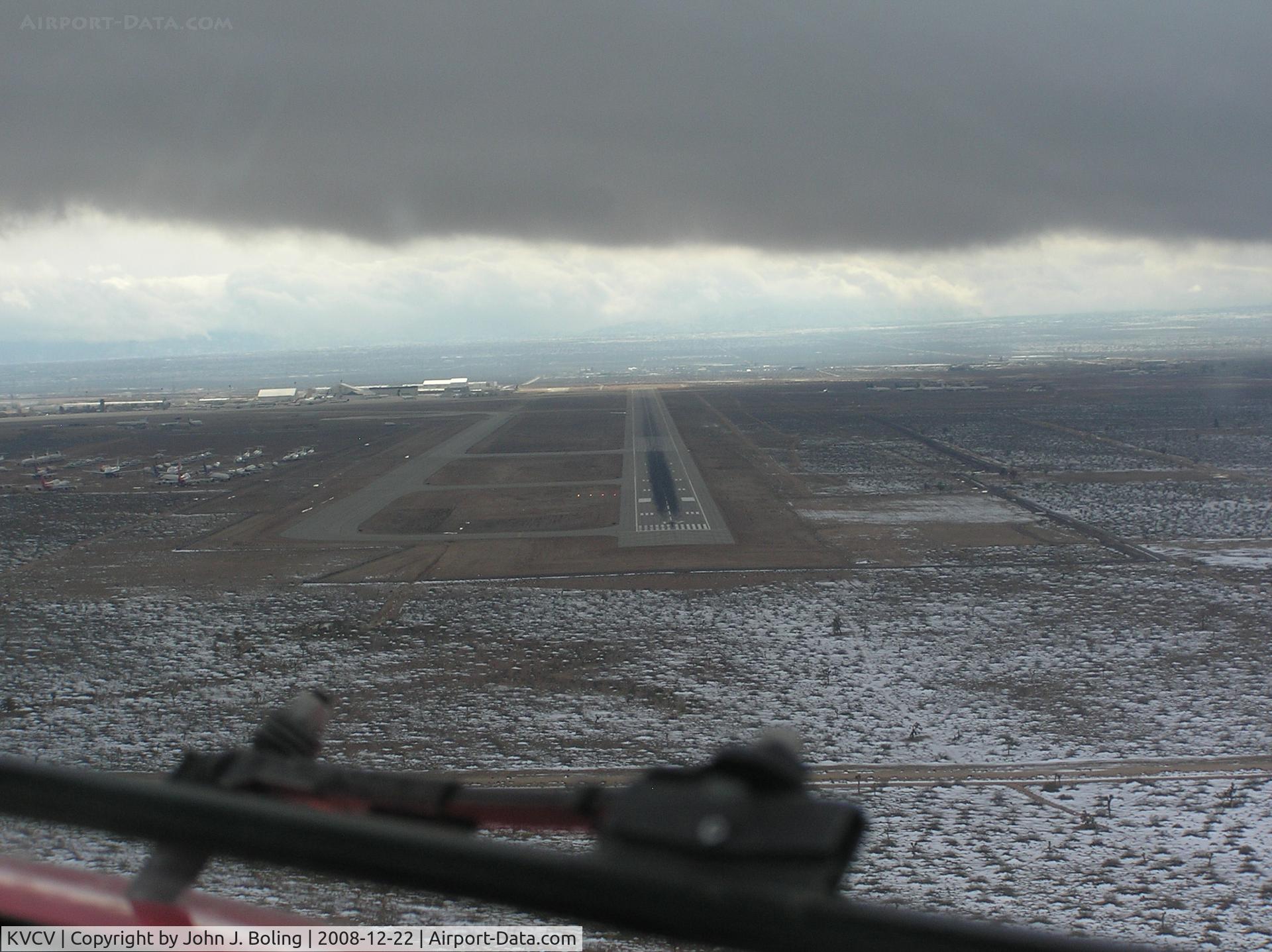Southern California Logistics Airport (VCV) - Runway 17 at Victorville, 15,000 feet of concrete.
