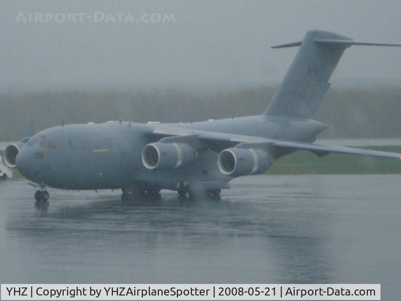 Halifax International Airport, Halifax Regional Municipality, Nova Scotia Canada (YHZ) - A Canadian C-17 parked at YHZ for a visit. YHZ has been a frequent hangout for American and Canadian C-17's.