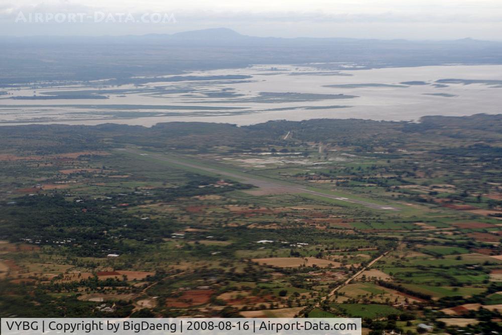 Bagan Airport, Bagan Myanmar (VYBG) - Right downwind for Runway 18