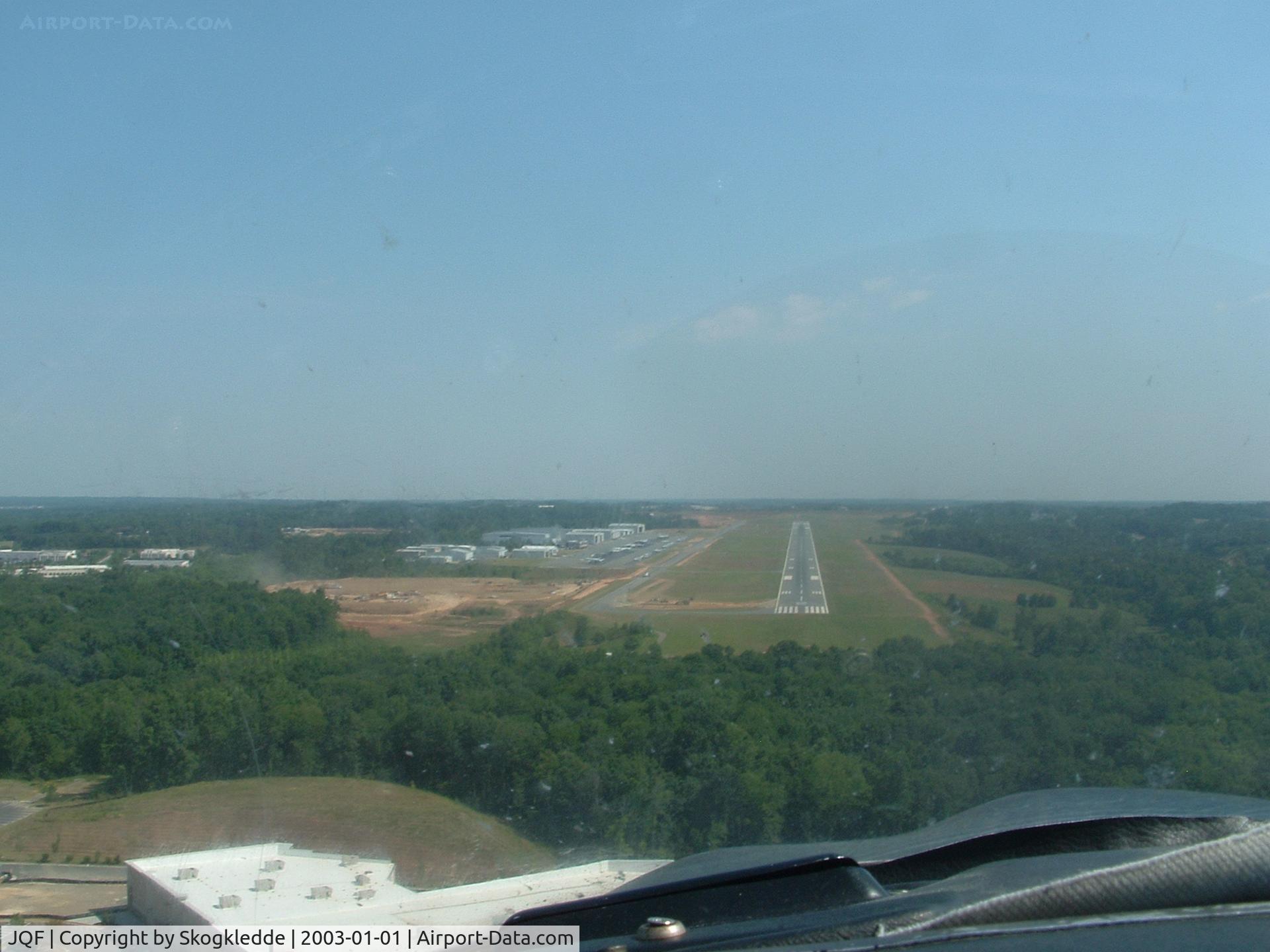 Concord Regional Airport (JQF) - JQF as seen on approach