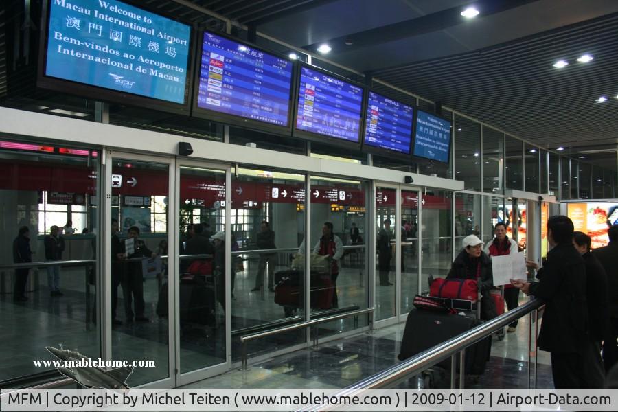 Macau International Airport, Taipa Island (Ilha da Taipa) Macau (MFM) - Arrival area