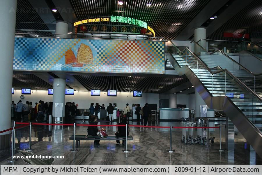 Macau International Airport, Taipa Island (Ilha da Taipa) Macau (MFM) - Check in area