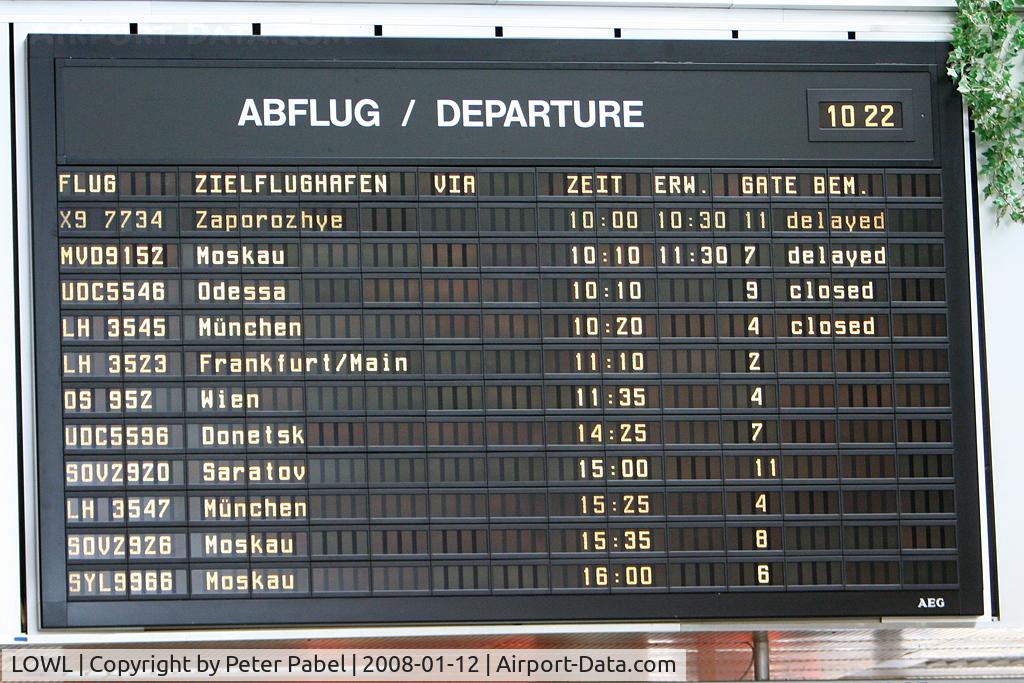 Linz Airport (Blue Danube Airport), Linz Austria (LOWL) - Russian Winter Charter 2008