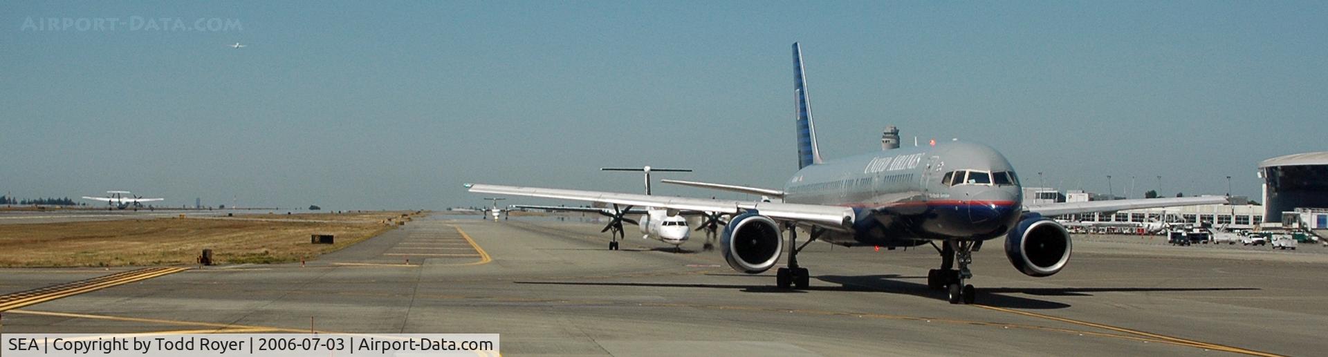 Seattle-tacoma International Airport (SEA) - Departing SEA on 34R