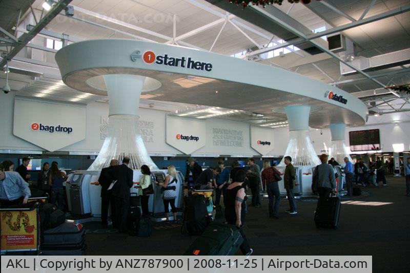 Auckland International Airport, Auckland New Zealand (AKL) - Air NZ Domestic check in facilities