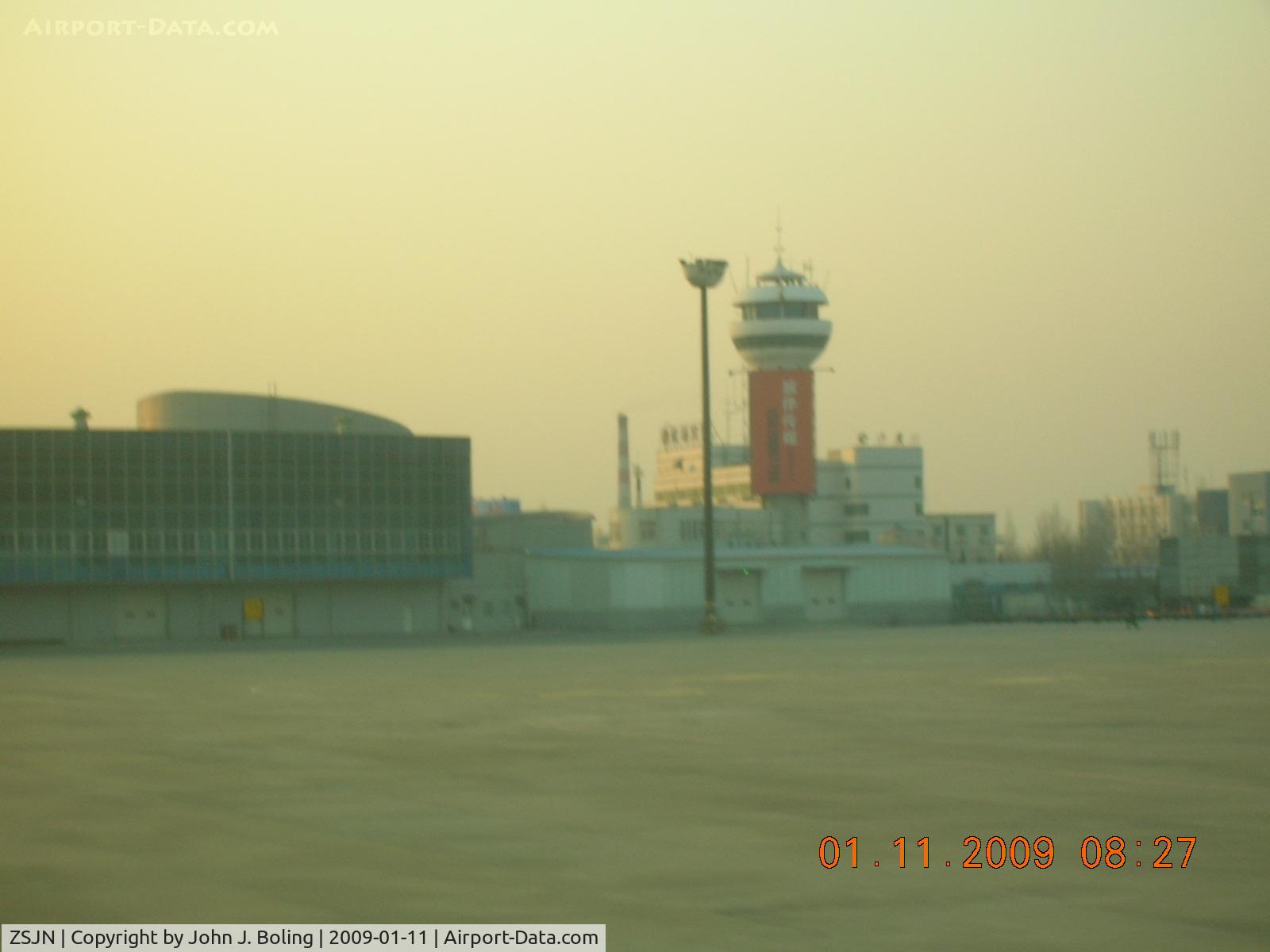 Jinan Yaoqiang Airport, Jinan, Shandong China (ZSJN) - Old Tower and Terminal at Jinan