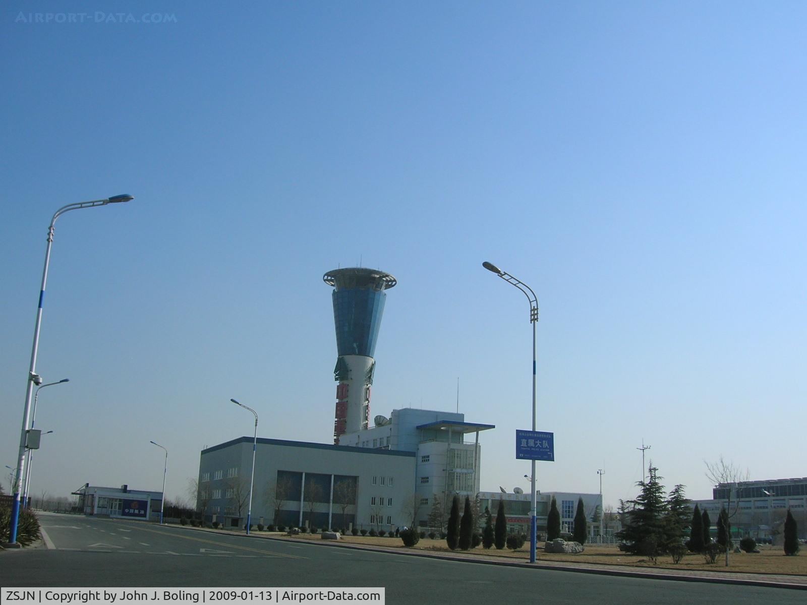 Jinan Yaoqiang Airport, Jinan, Shandong China (ZSJN) - Jinan Tower from landside.