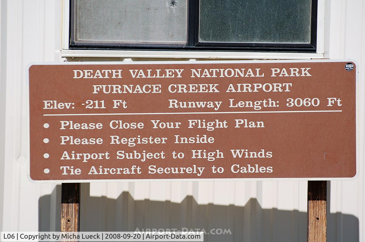 Furnace Creek Airport (L06) - At Death Valley