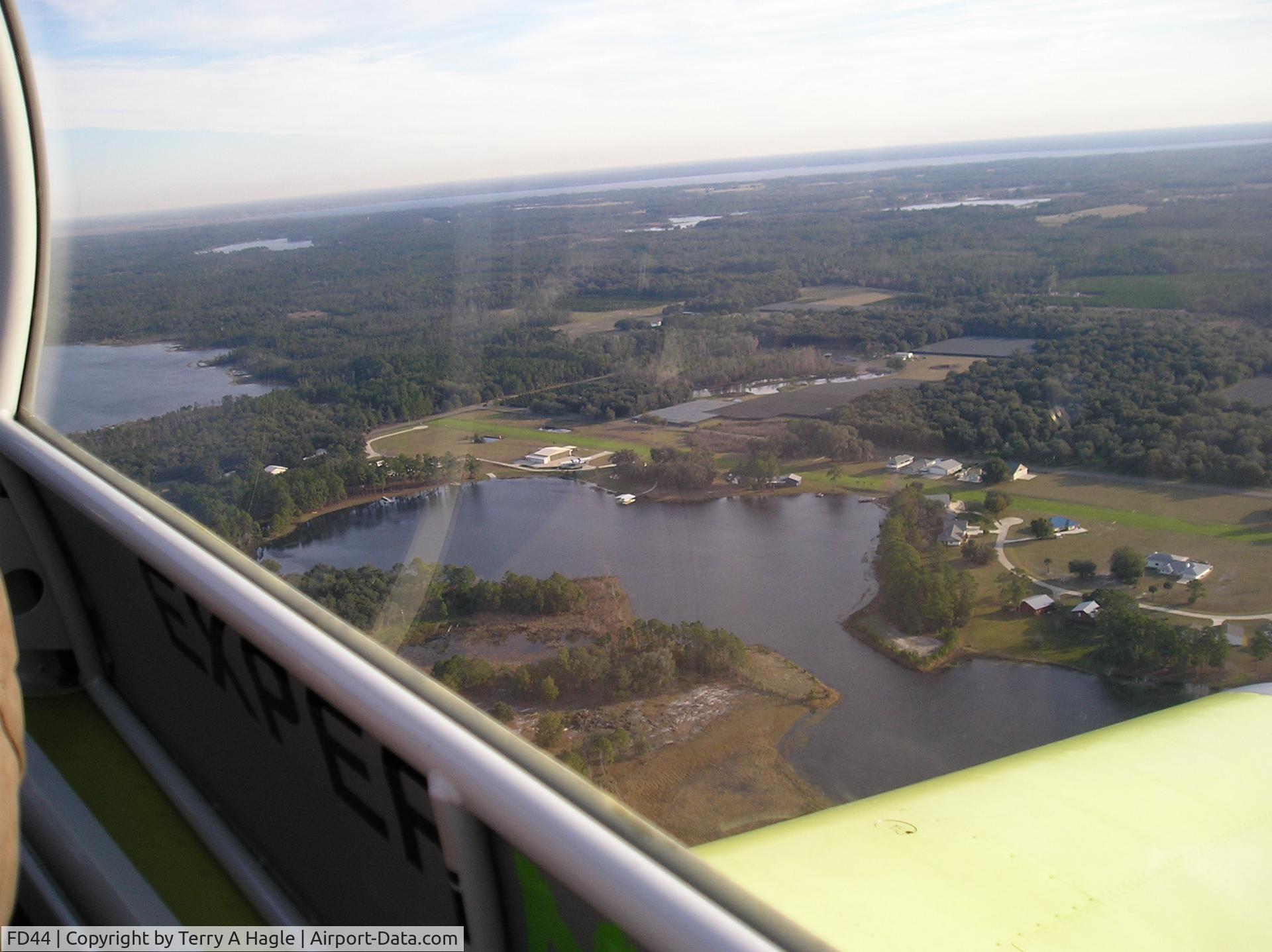 Eagles Nest Aerodrome Airport (FD44) - Just west of the field headed North