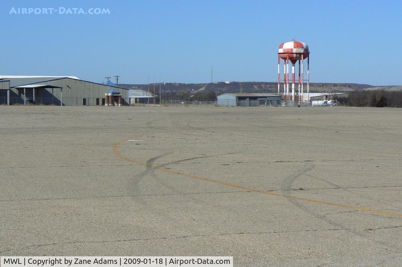 Mineral Wells Airport (MWL) - Former helicopter pad of the Wolters AFB (Vietnam era Downing Army Heliport - training field facilities)