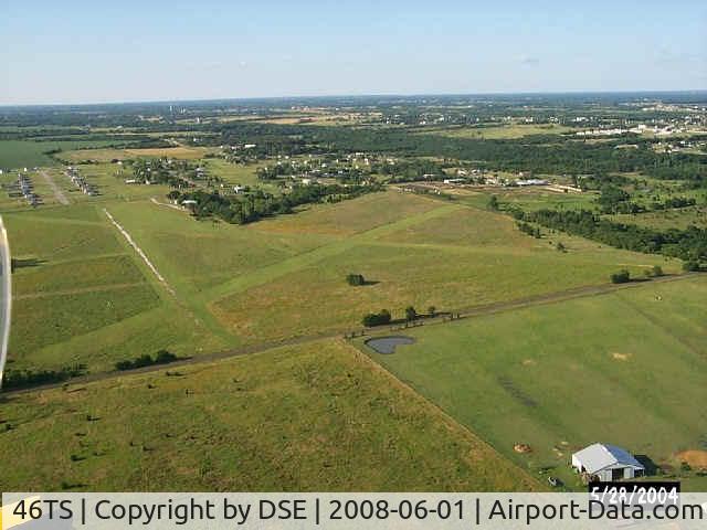 Lavon North Airport (46TS) - Powered Parachute over Lavon N. Airport