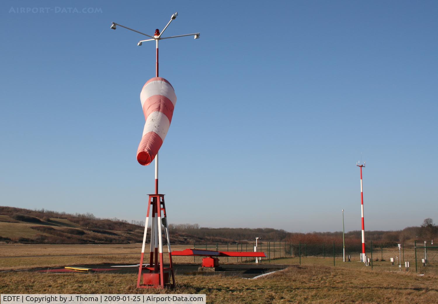 Flugplatz Freiburg Airfield Airport, Freiburg/Breisgau, Baden-Württemberg Germany (EDTF) - Wind Hose, Weather station, landing cross